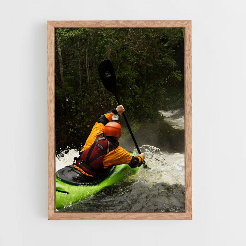 Poster Aventure en Kayak – affiche Canoë-kayak (vue 4)